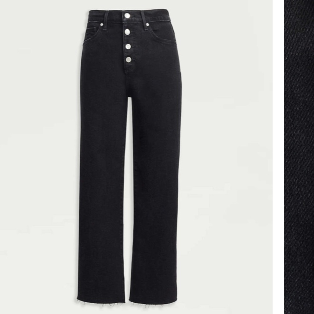 Loft Black Wide Leg Jeans